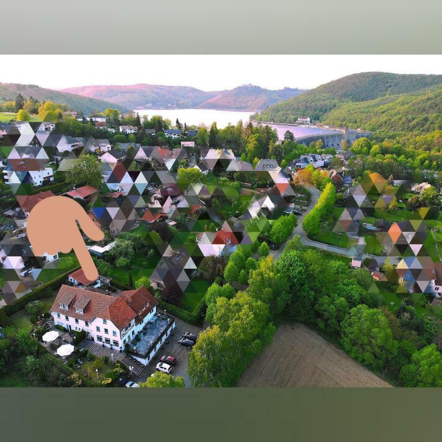 Hotel Pension Haus Talblick Edersee Hemfurth-Edersee Экстерьер фото